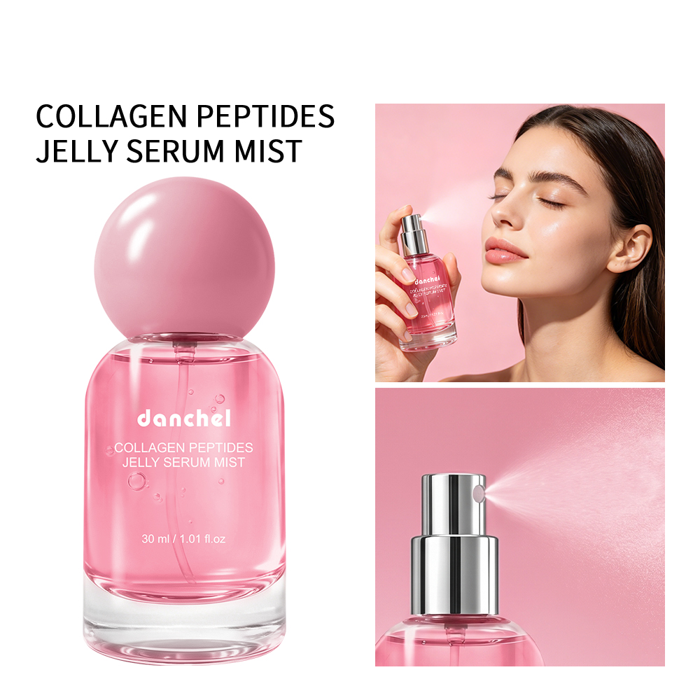 Collagen Peptide Powder - コラーゲンペプチドジェリーエッセンススプレー ディープハイドレーティングジェルミスト スージングリペアフェイシャルトナー べたつかない 乾燥敏感肌用