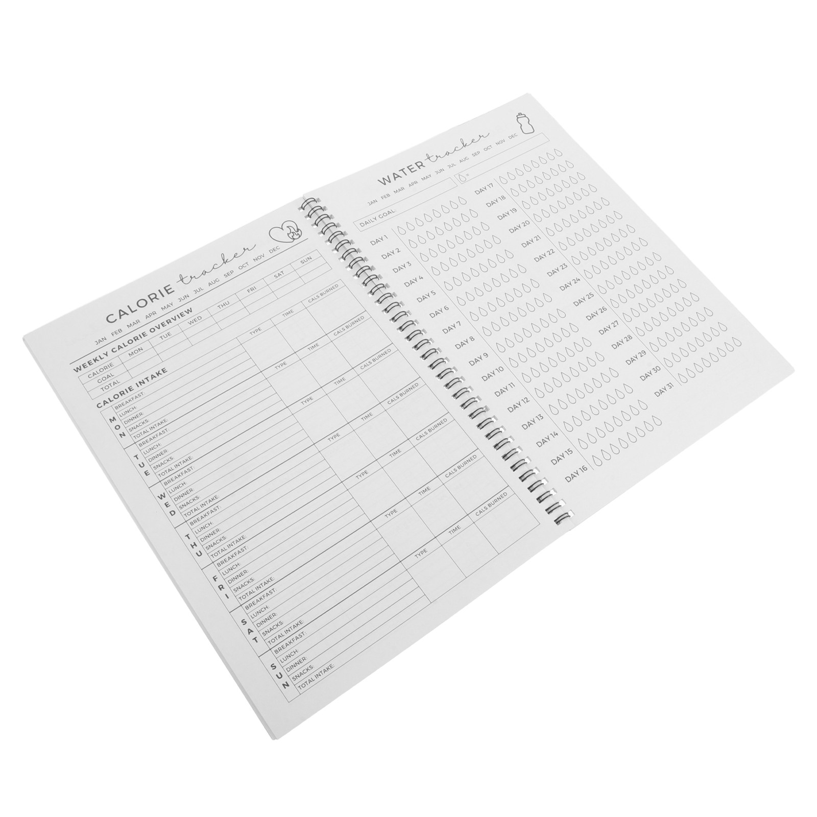 Nutrition And Fitness Books - フィットネスプランナー フィットネスワークアウトジャーナル 11.7x8.5 ワークアウトログブック プランナー 進捗追跡
