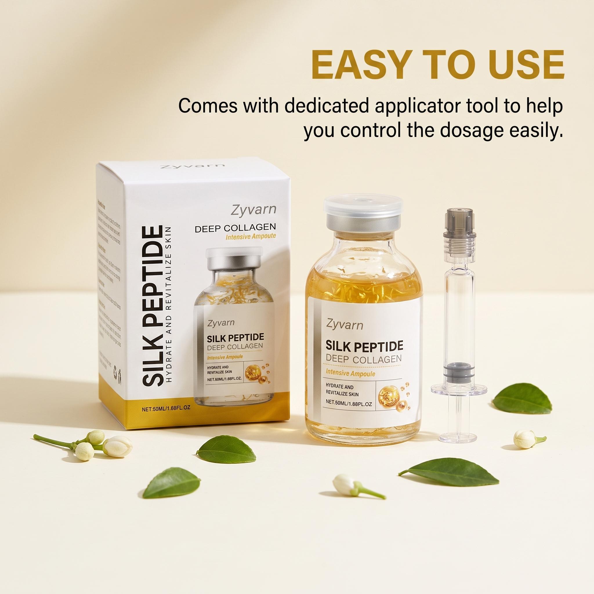 シルクコラーゲンセラムアンプル（銅ペプチド配合）美顔ケア、小 - Collagen Peptide Powder のレビューと価格
