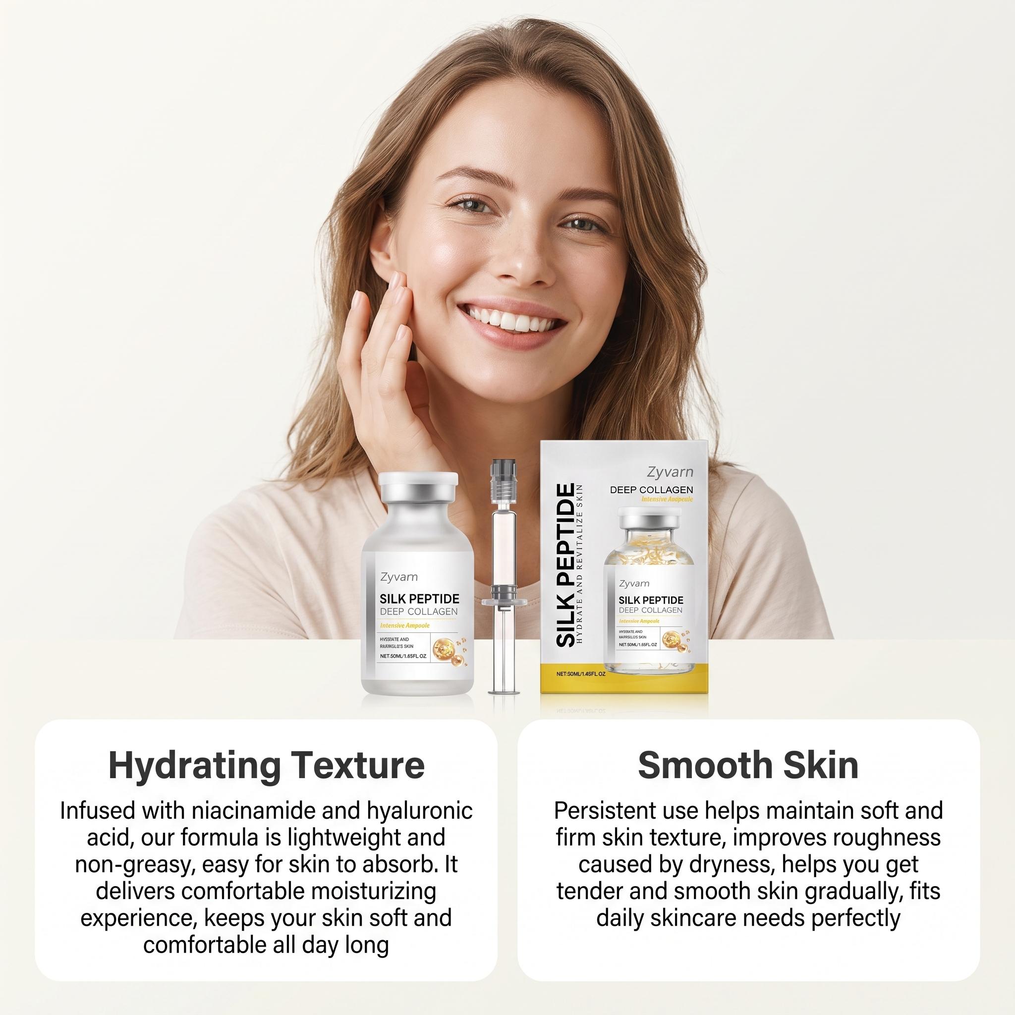 シルクコラーゲンセラムアンプル（銅ペプチド配合）美顔ケア、小 - Collagen Peptide Powder のレビューと価格