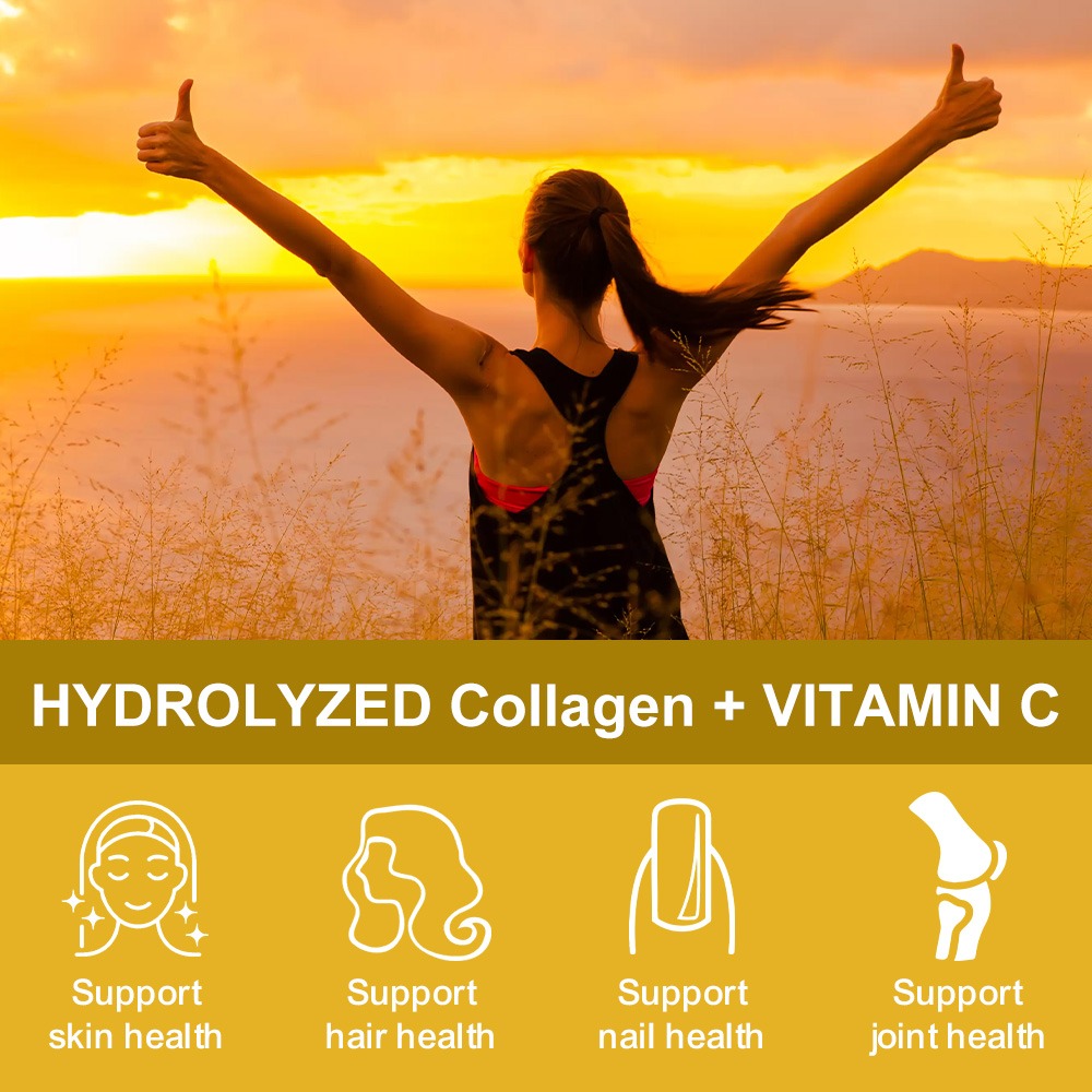 加水分解コラーゲンペプチドサプリメント プラスビタミンC、ア - Collagen Peptide Powder のレビューと価格