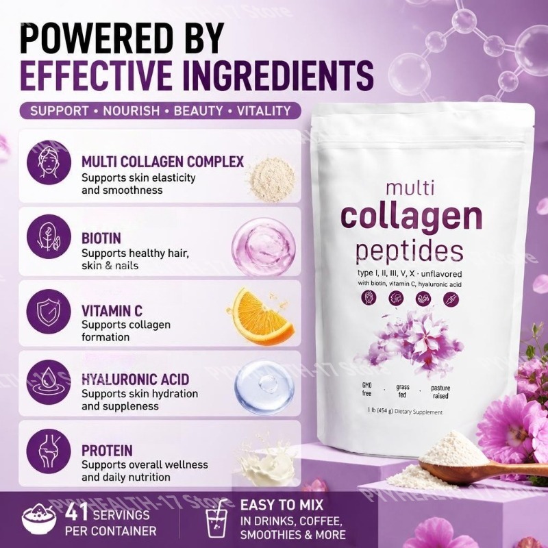 マルチコラーゲンペプチドパウダー（タイプI、II、III、V - Collagen Peptide Powder のレビューと価格