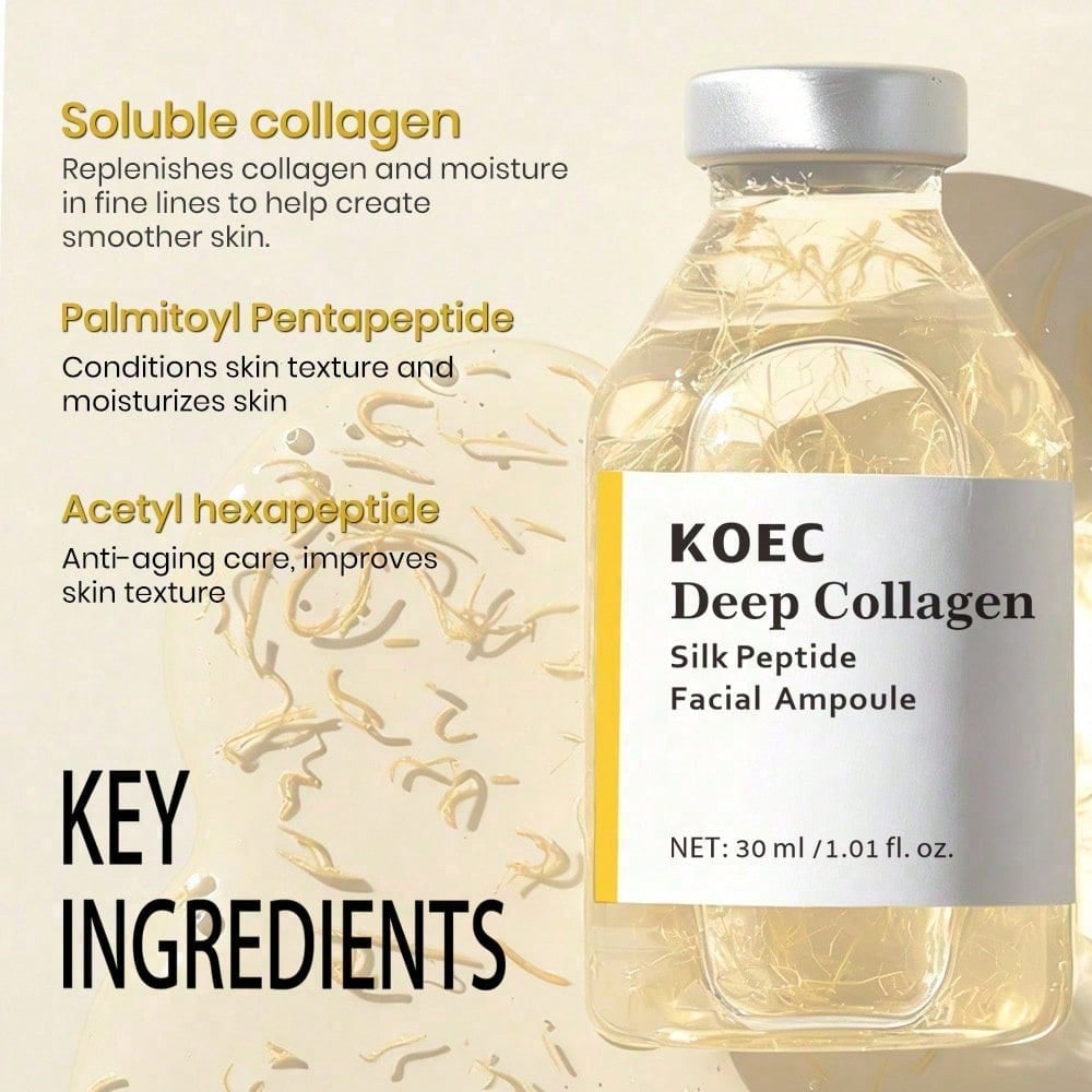 ディープコラーゲンシルクペプチドフェイシャルアンプル、コラー - Collagen Peptide Powder のレビューと価格
